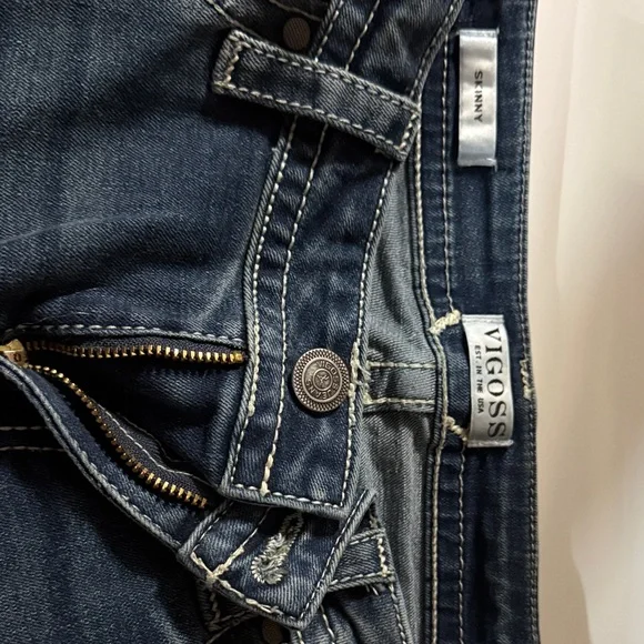 Vigoss Women's Dark Blue Skinny Jeans - Picture 1 of 3